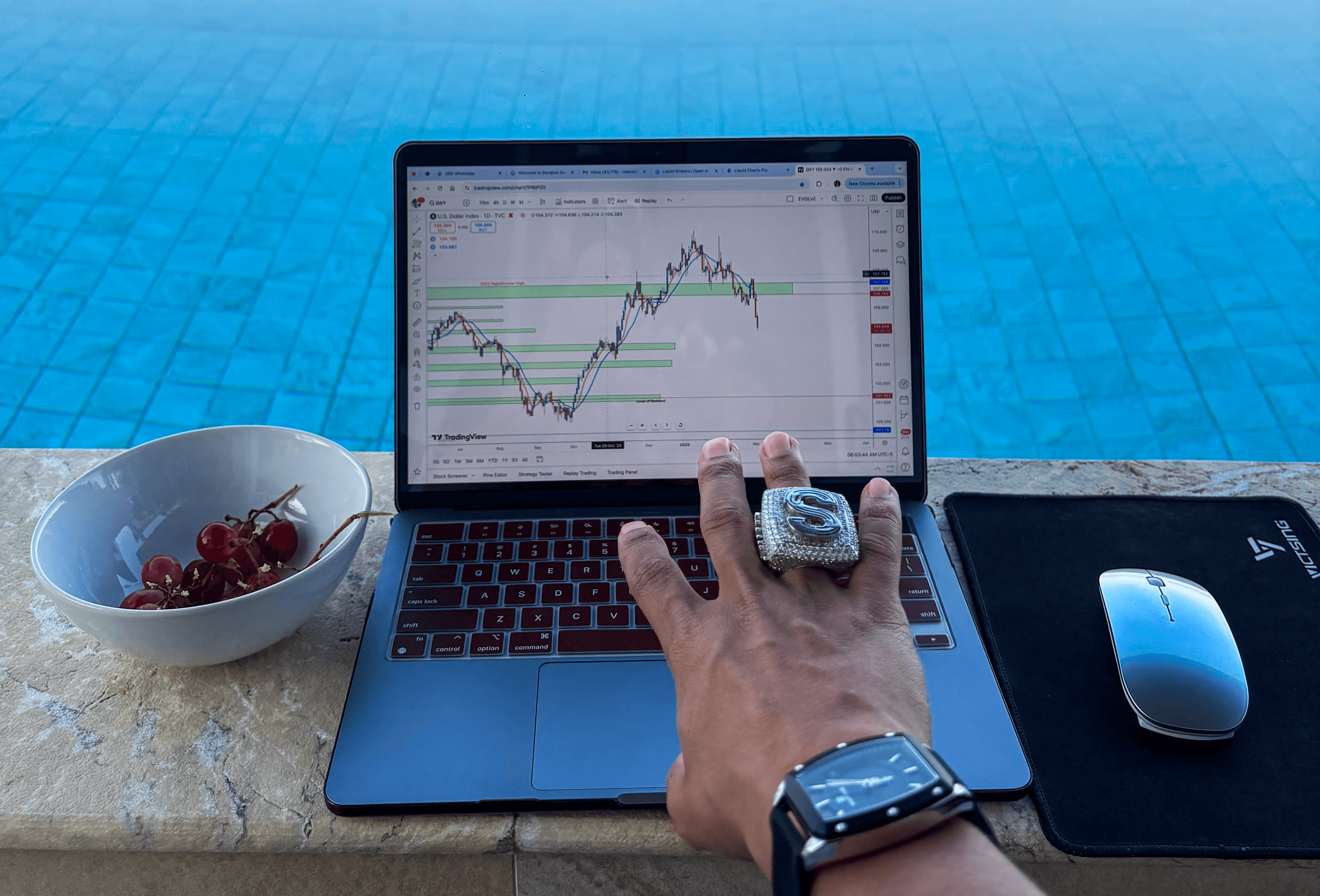 Forex & Wealth Building illustration